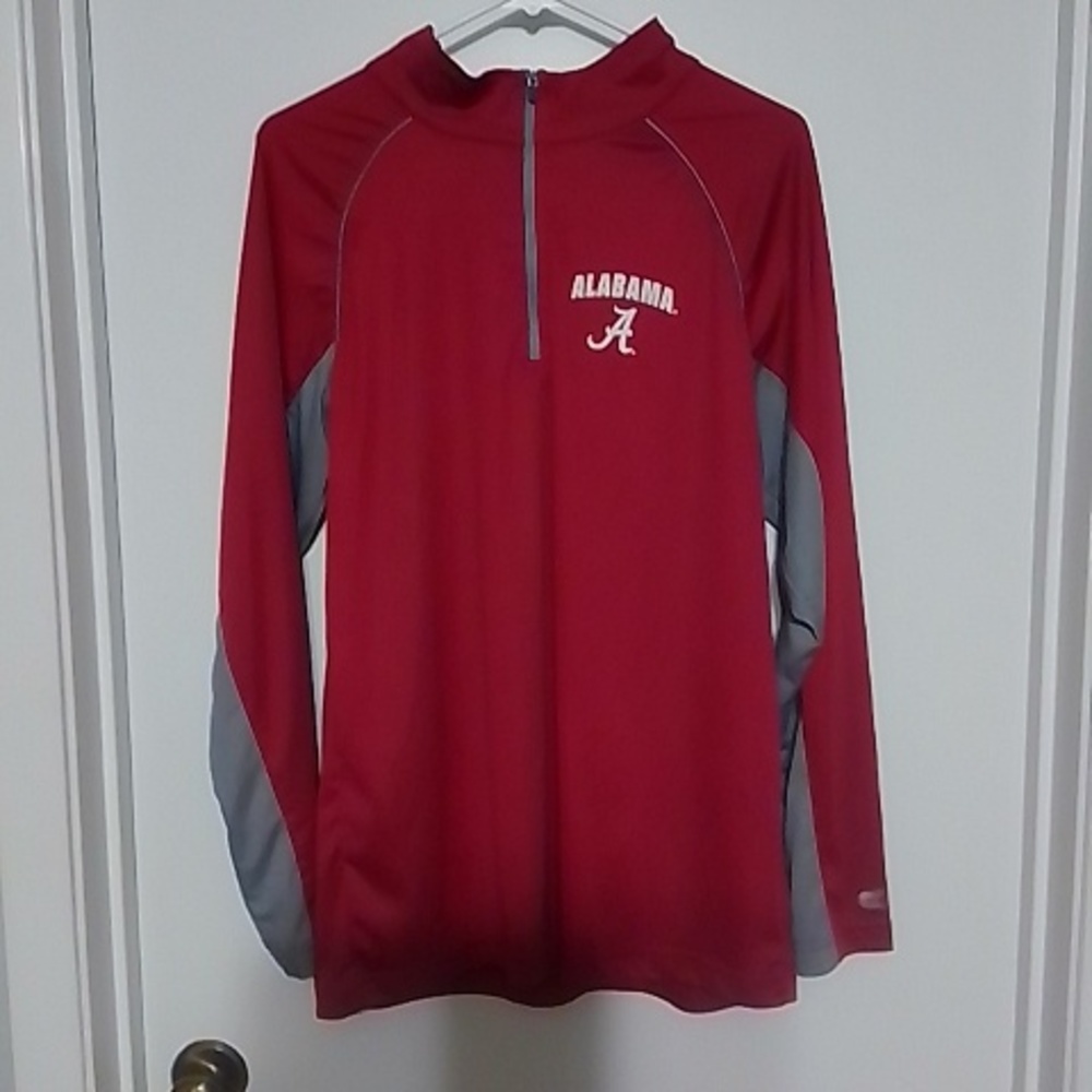 NWOT-MENS LS ALABAMA CRIMSON TIDE PULLOVER